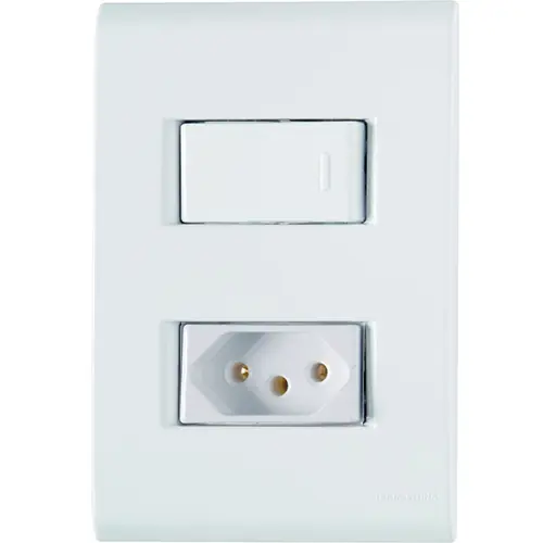 Cj Interruptor Paralelo + Tomada 20a 4x2  - Tramontina Liz - Tlz57170/048br