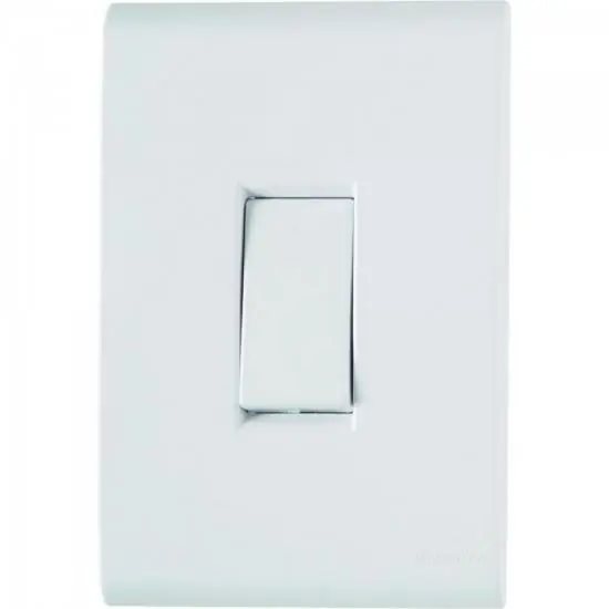 Interruptor Simples 4x2 C/ 1 Tecla Paralelo 10a 250v Branco Tramontina