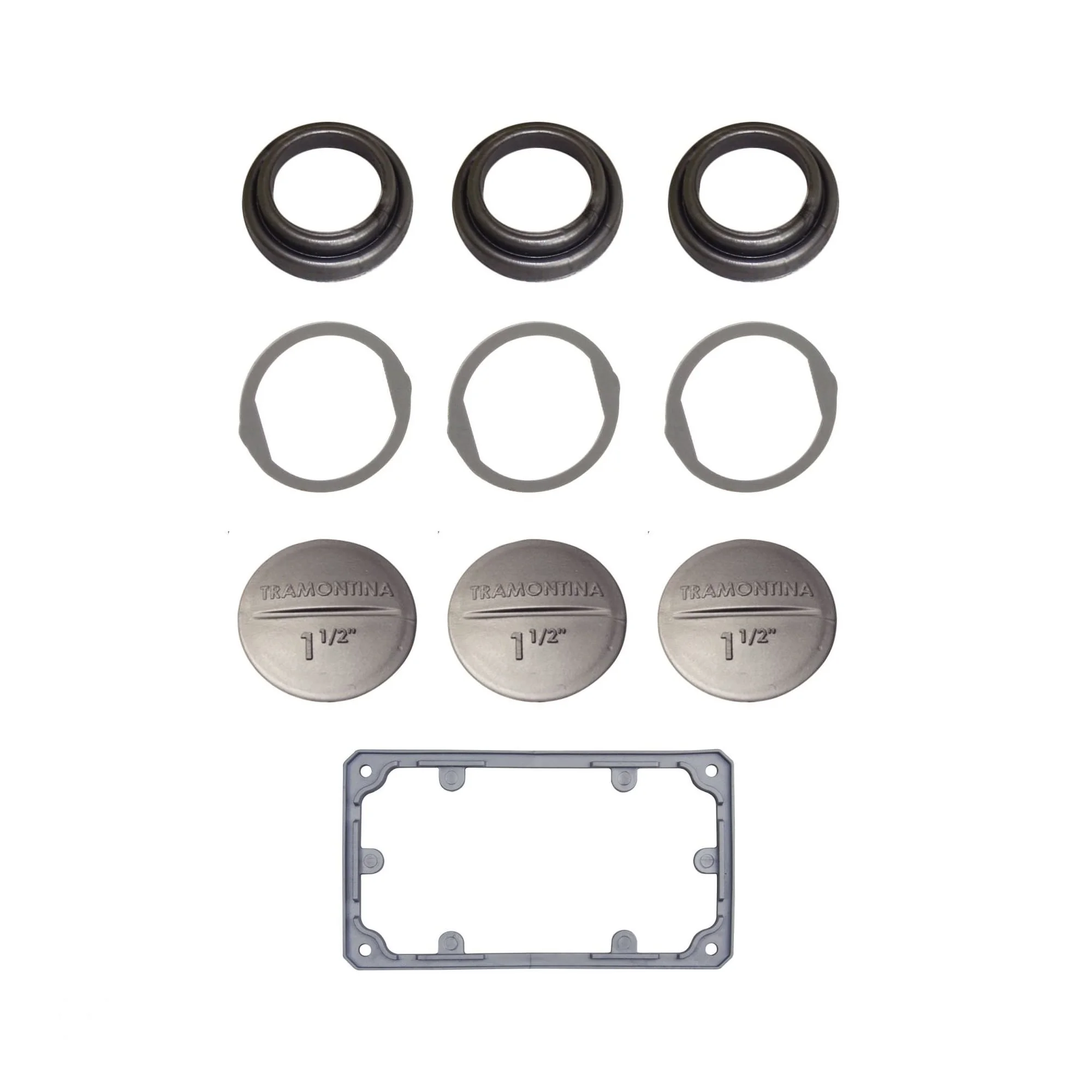Kit Vedação Ip54 Condulete Múltiplo 3/4  Tramontina