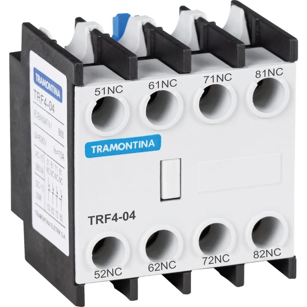Contato Auxiliar Frontal Para Contator Tramontina Trf4-04