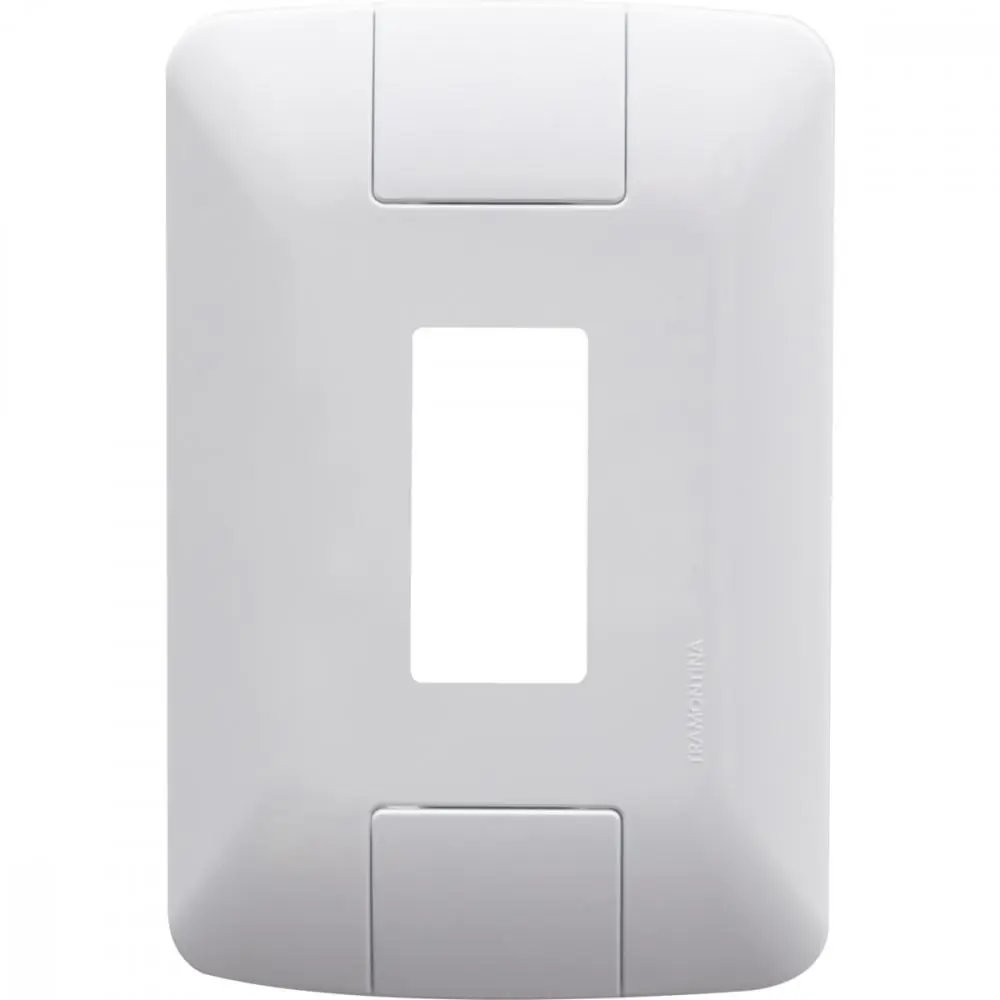 Placa 4x2 1s Vert. Br Tramontina Elet
