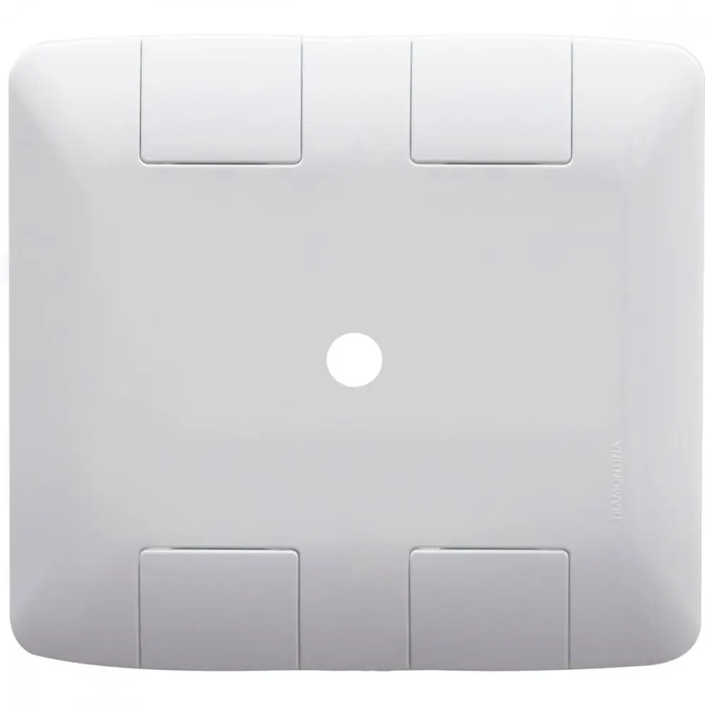 Placa Com 1 Furo 9,5 Mm 4x4 Tramontina Aria Branca