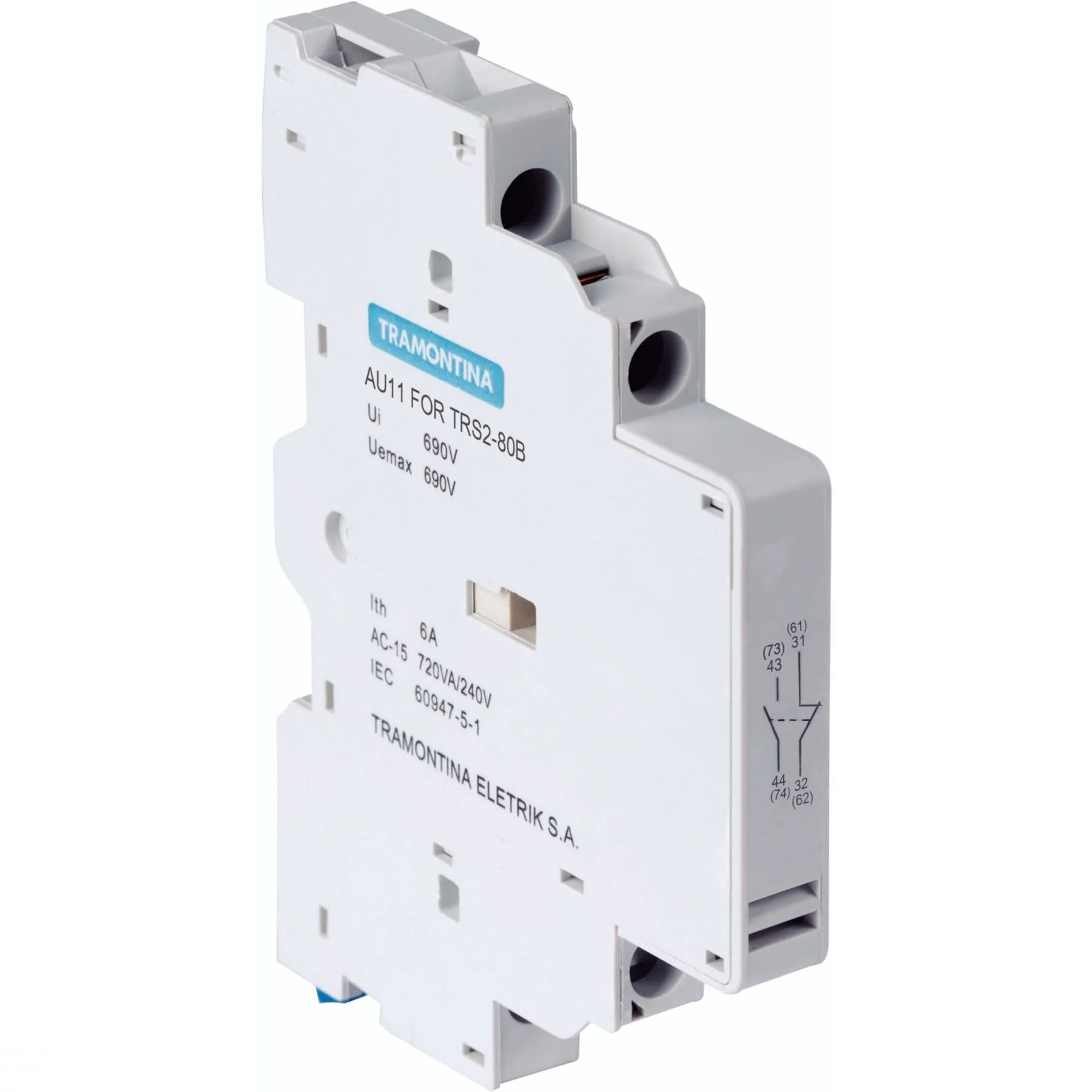 Contator Lateral Tramontina Au11 Disjuntor Motor Trs2-80b