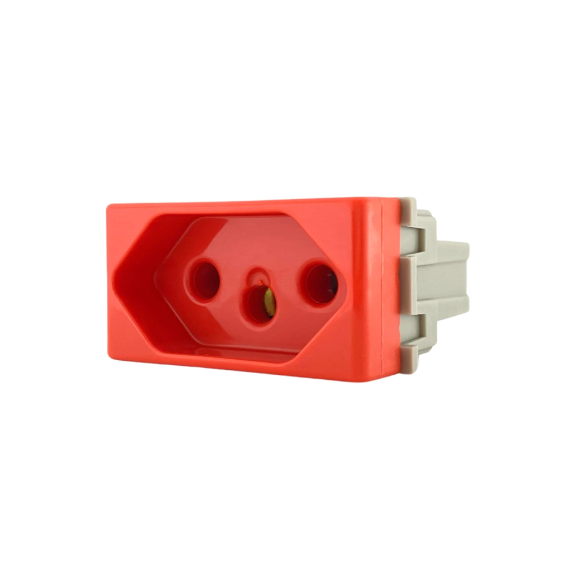 Tomada Modulo Liz/lux2 Tramontina 2p T 20a Verm.