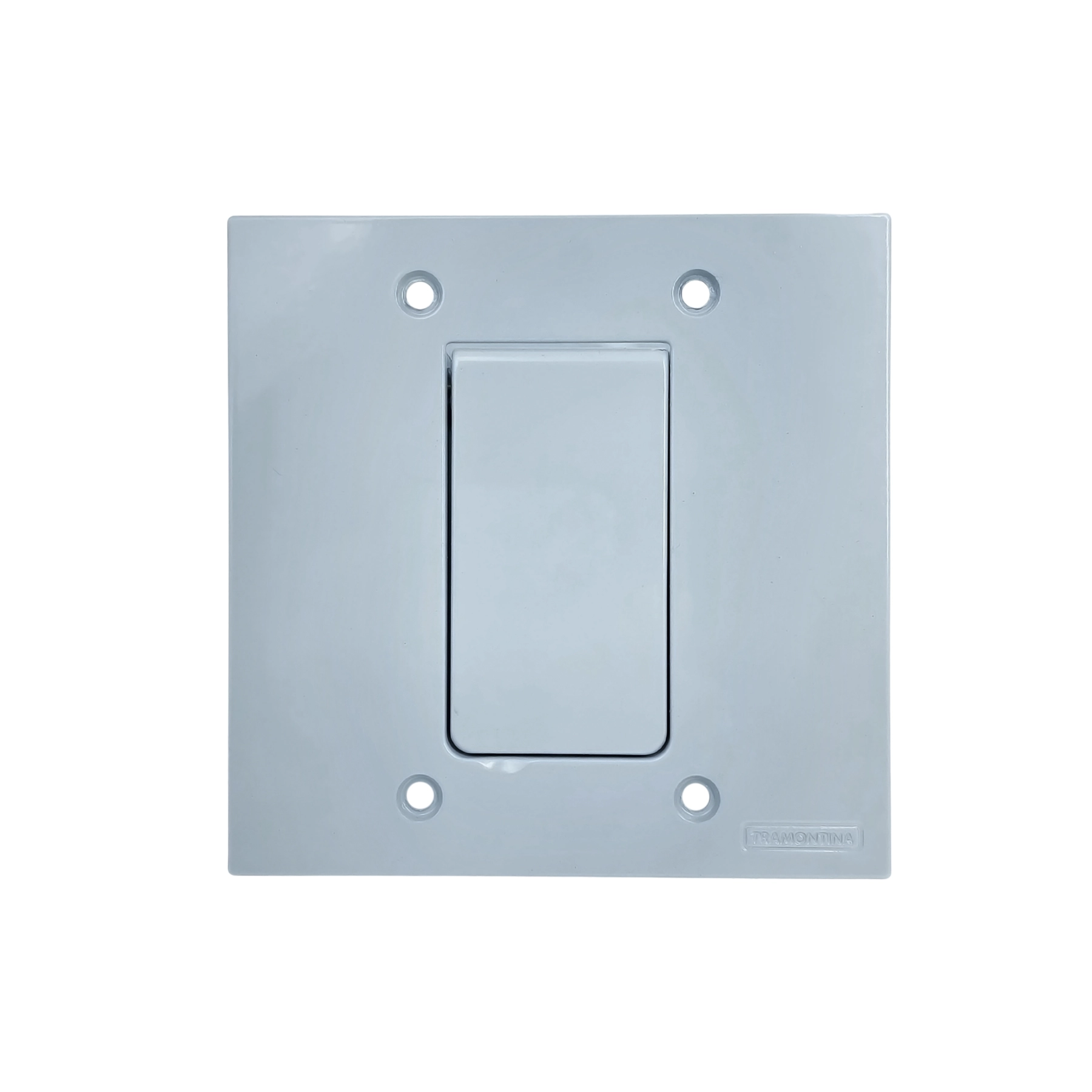 Tampa de Piso Modular 4x4 1 Posto Cinza Tramontina