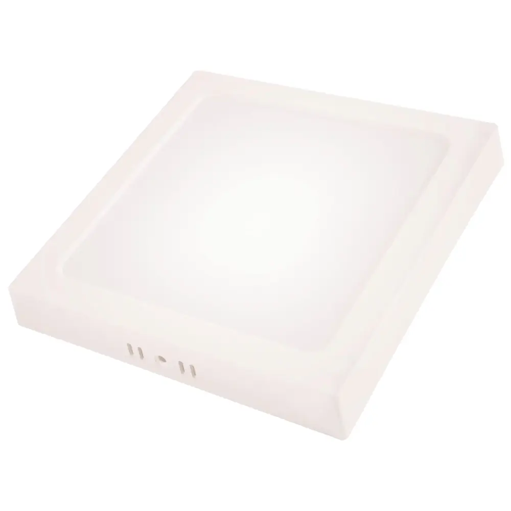 Painel Plafon Led Quadrado Sobrepor Tramontina Amarela Quente 3000k - 24w