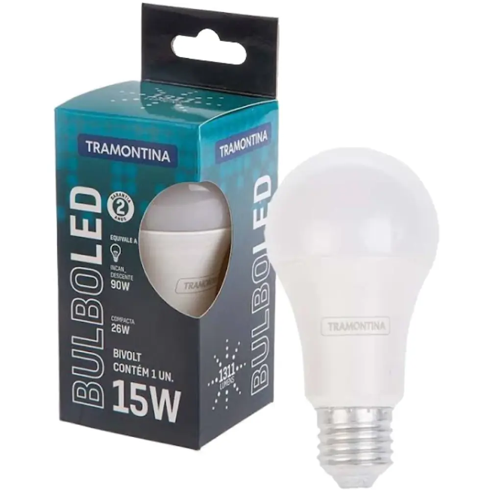 Lampada Led Bulbo 15w 6500k Tramontina