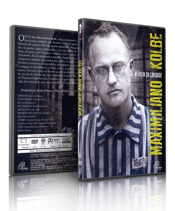 Dvd Maximiliano Kolbe Martir Da Caridade Paulinas Comep