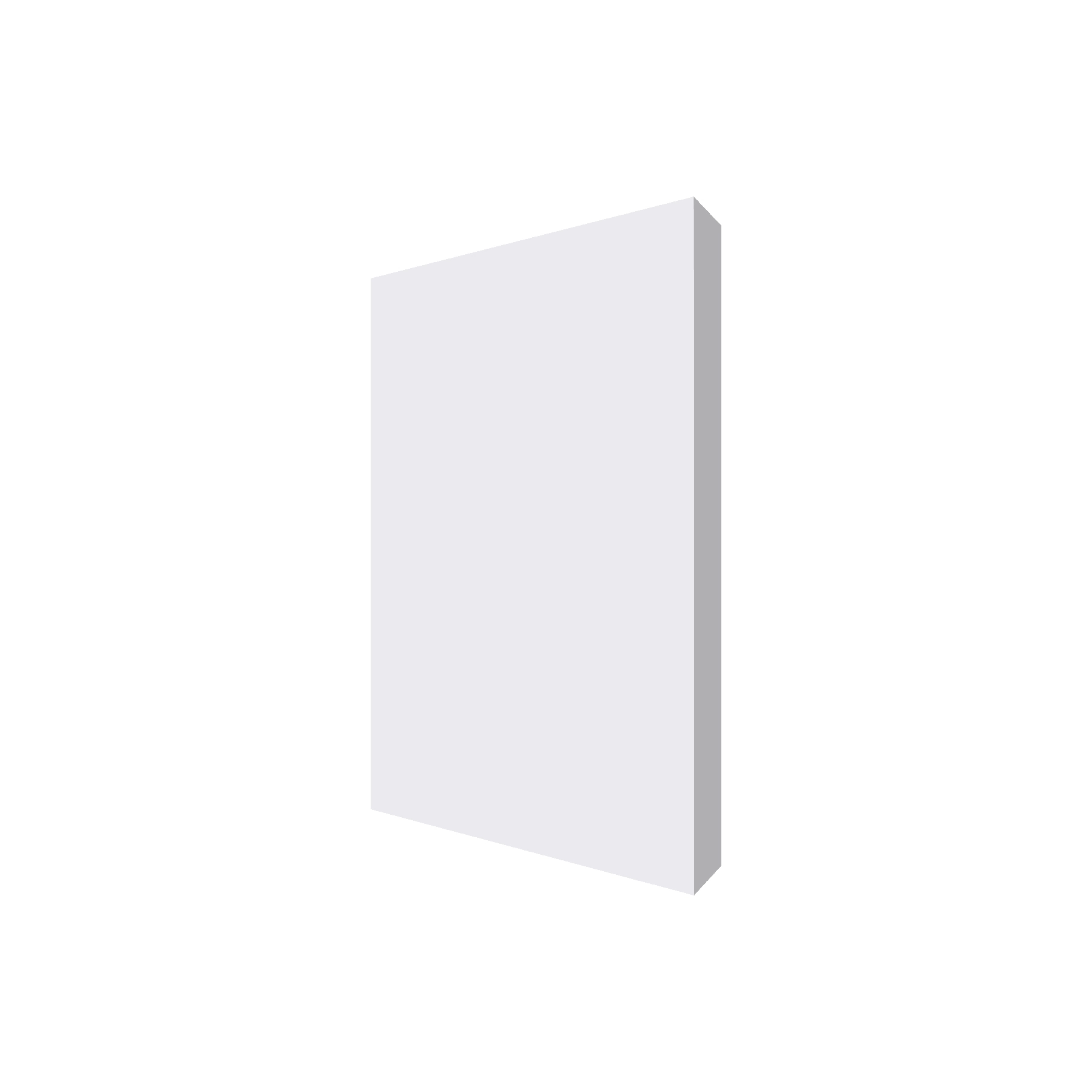 Sócalo 187 de Poliestireno Branco 11x16x2cm Santa Luzia