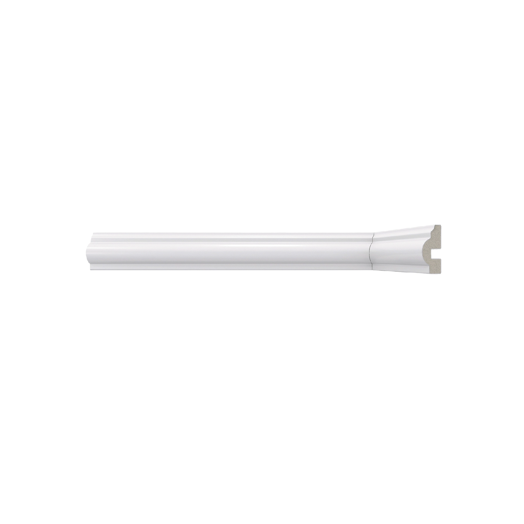 Rodameio de Poliestireno Branco 448 2,9x240cm Santa Luzia