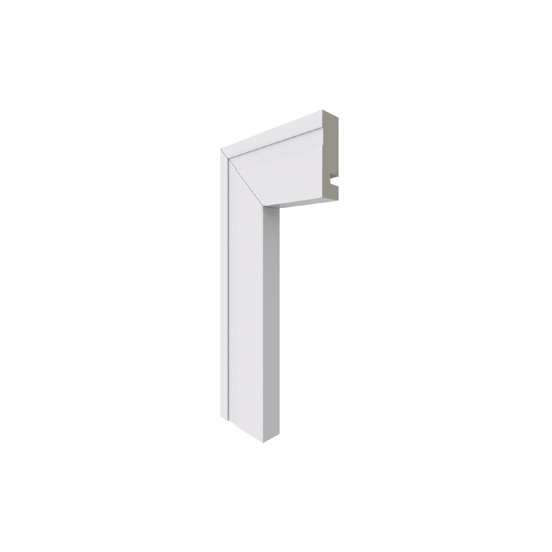 Guarnição Para Portas de Plástico 5cm Santa Luzia