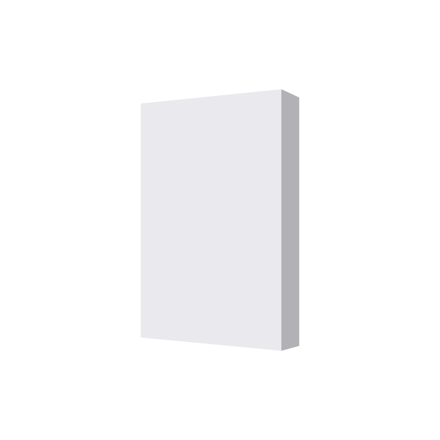 Sócalo 178 de Poliestireno Branco 8x12x2cm Santa Luzia