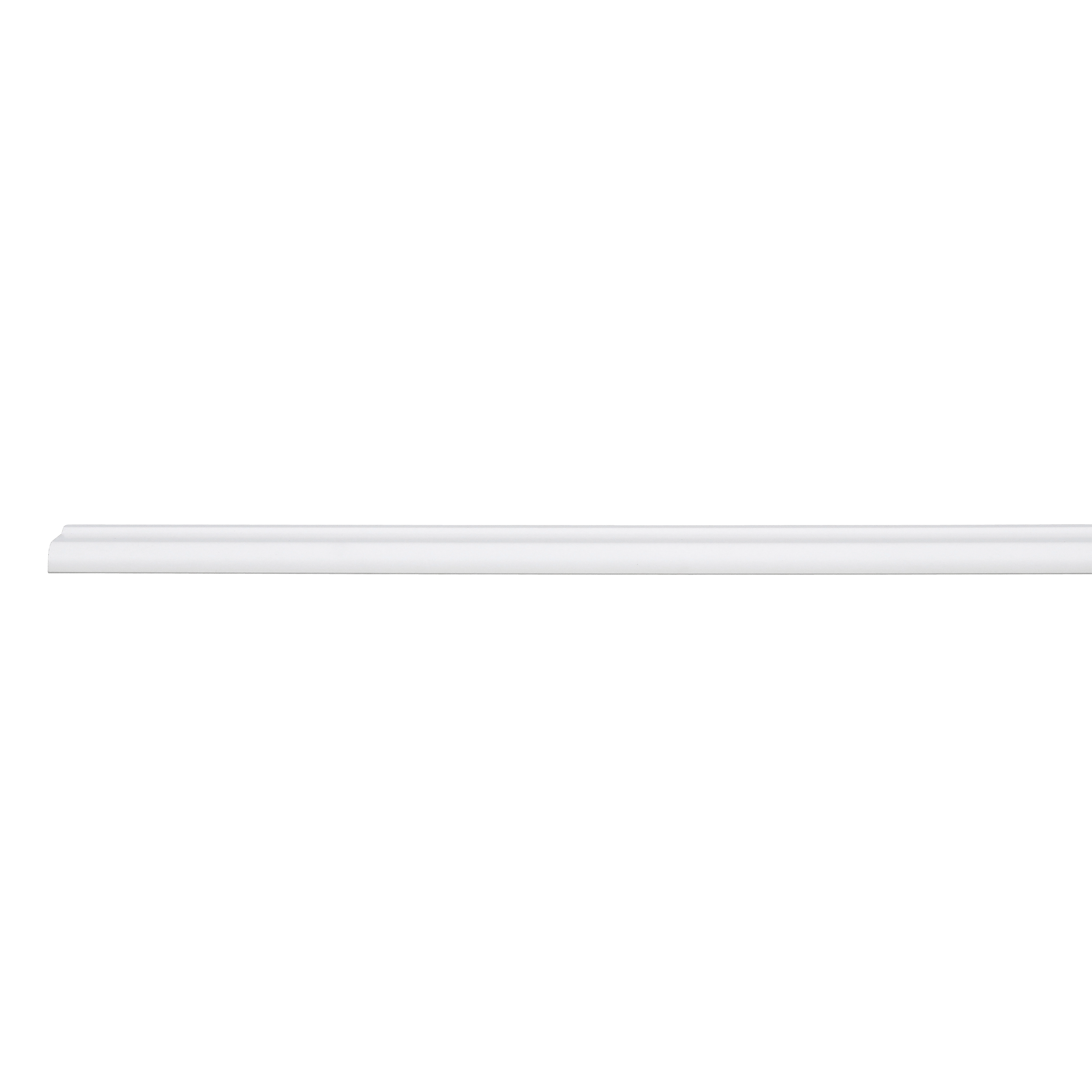 Rodapé de Poliestireno 478 Pomba Branco 240x5cm Santa Luzia