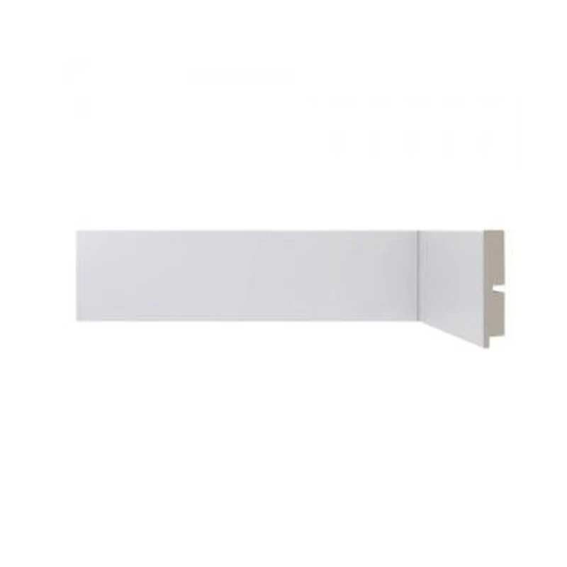 Rodapé De Poliestireno Santa Luzia Moderna 473 Branco 5cm X 13mm X 2,4m