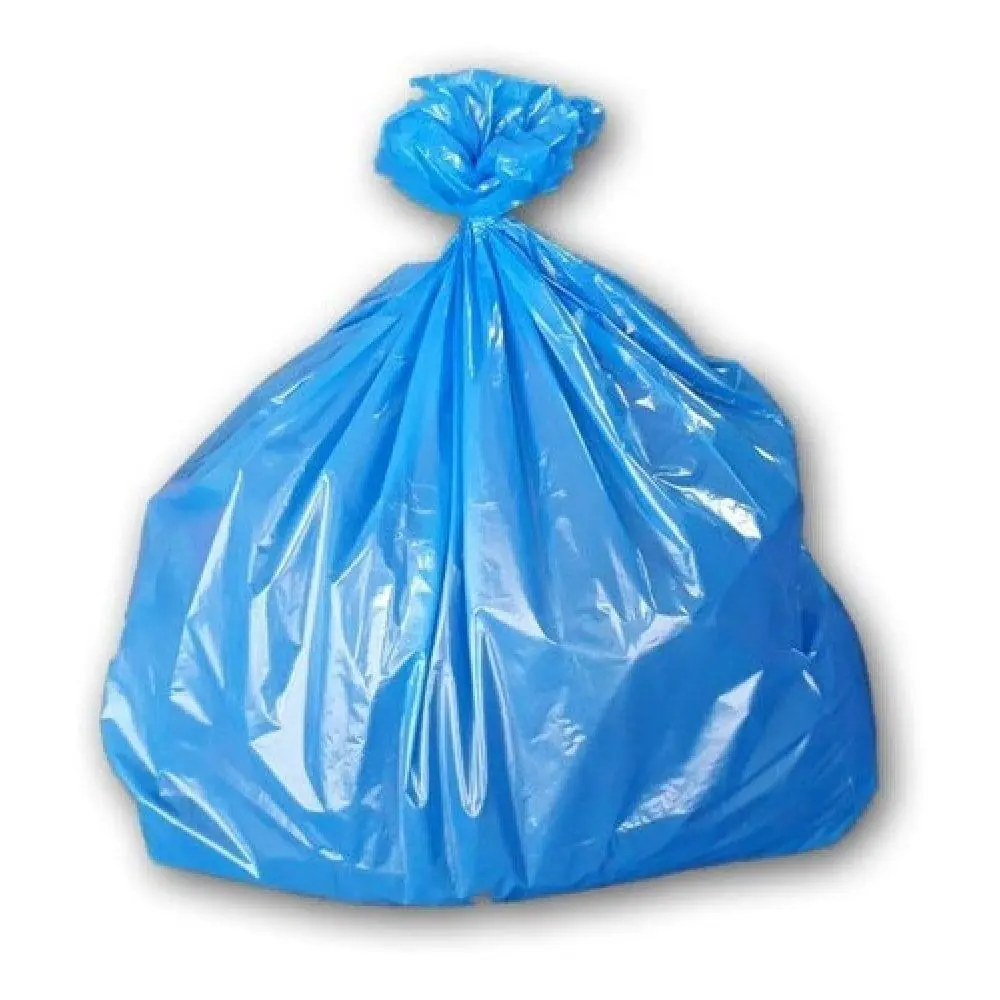 200 Sacos De Lixo Azul 100l Resistente Bar Padaria
