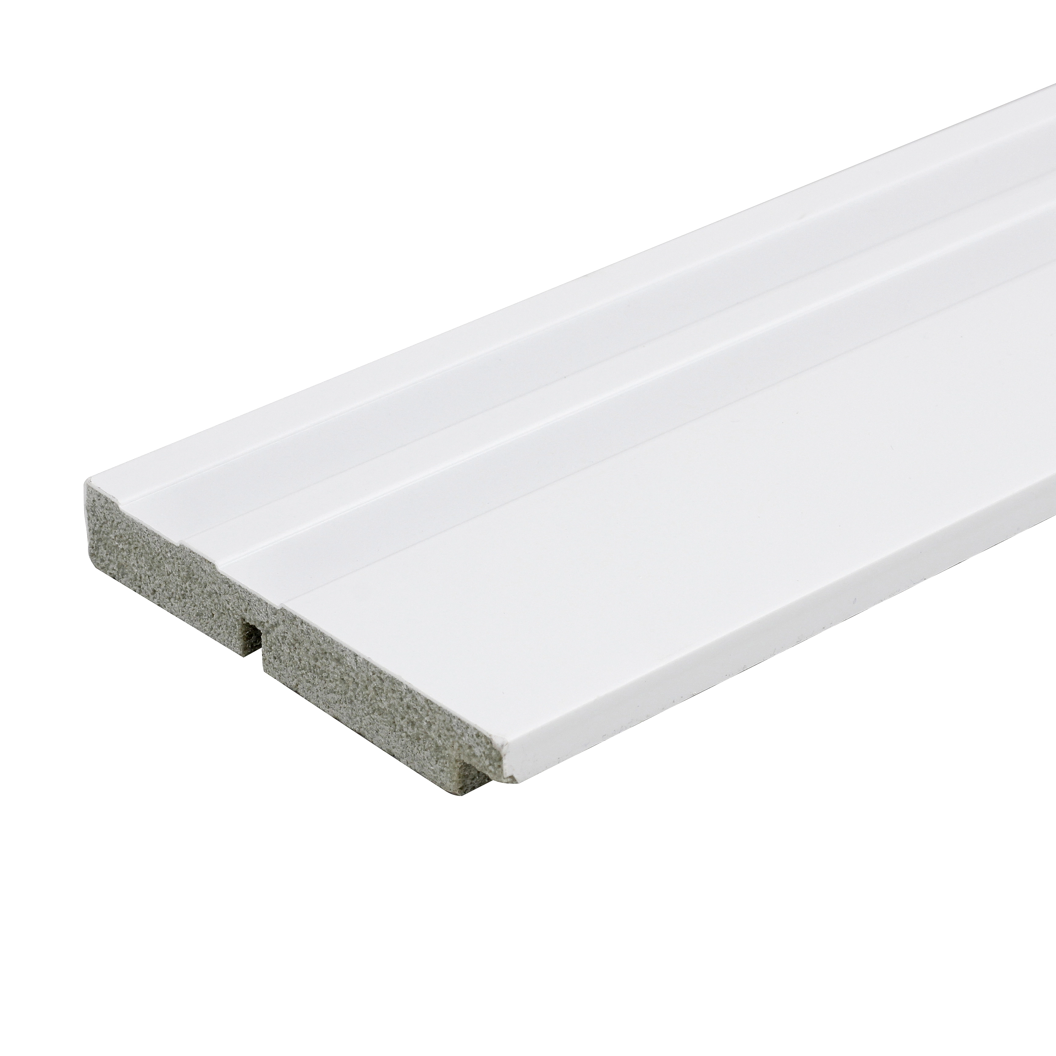 Rodapé de Poliestireno Branco 512 10x240cm Santa Luzia