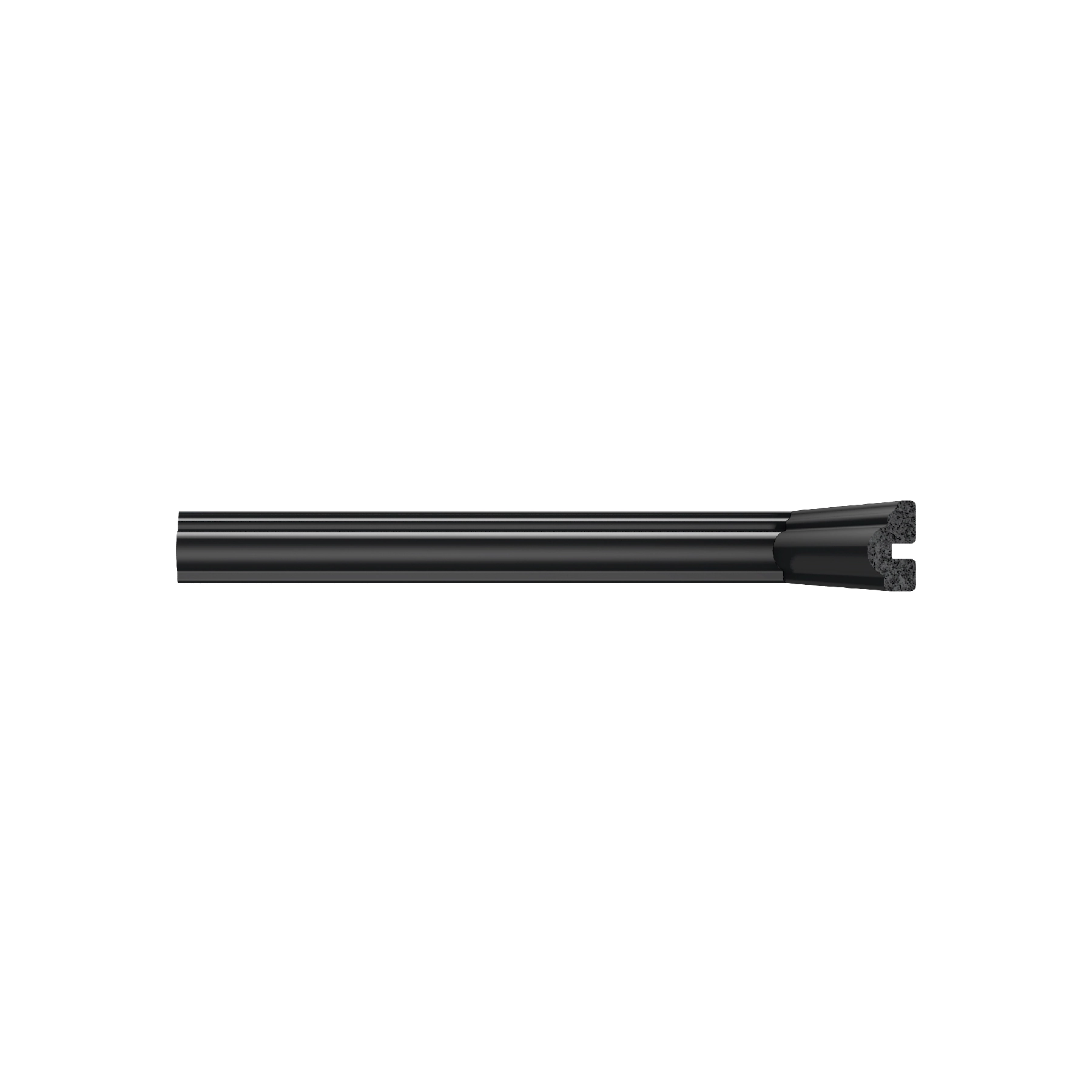 Rodameio de Poliestireno Preto 3448 2,9x240cm Santa Luzia