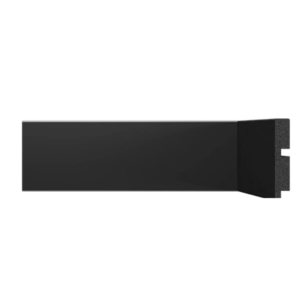 Rodape 7cm Preto Poliestireno Santa Luzia 3451
