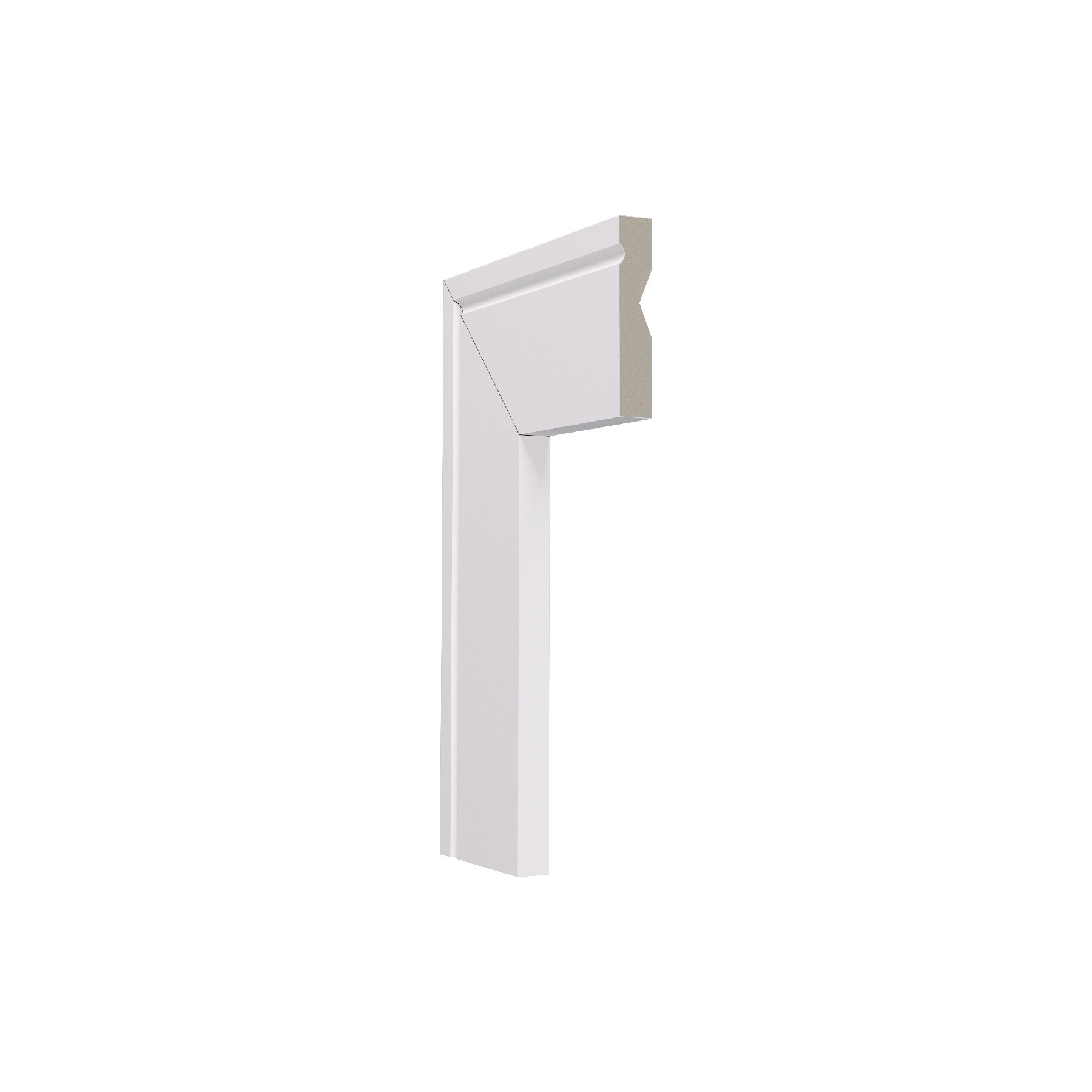Guarnição Slim Frisada Branca Kit 220x7cm Artens