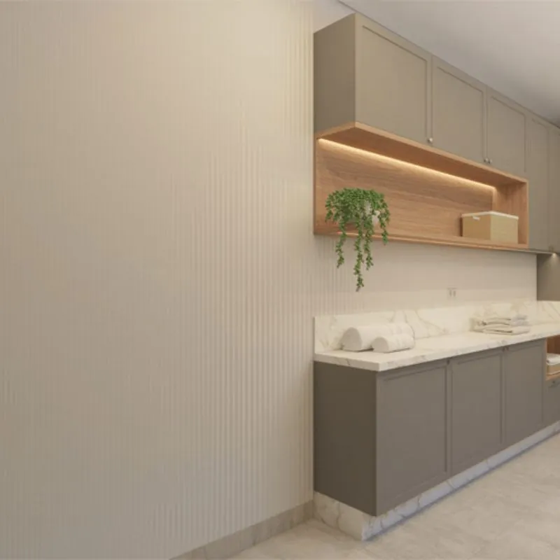 Painel Gizé 144 Santa Luzia Br 14cm - Branco - Branco Único