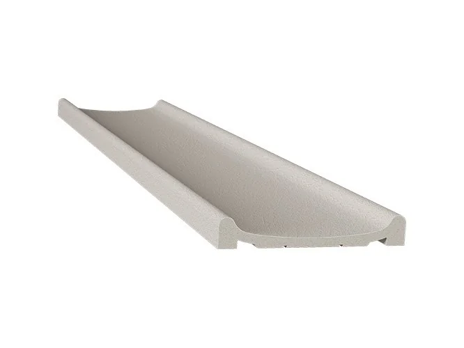 Painel Ubá Couro Gelo Poliestireno 100 Mm Santa Luzia 280cmx10cmx1,6cm (01 peça)