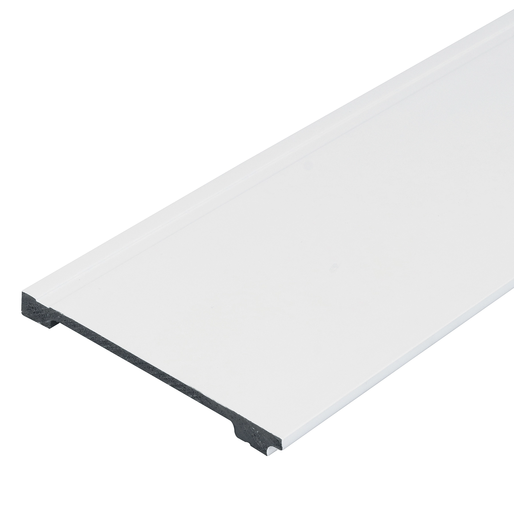 Rodapé Poliestireno B154 Frisado Branco 220x15cm Bellitas