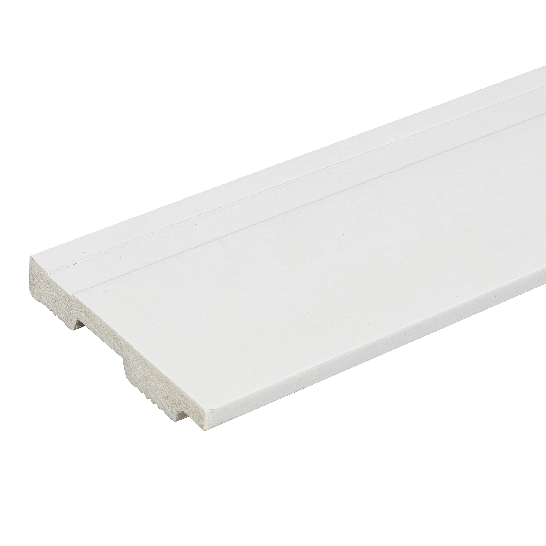 Rodapé Poliestireno Frisado Branco 240x10cm 457-H Santa Luzia