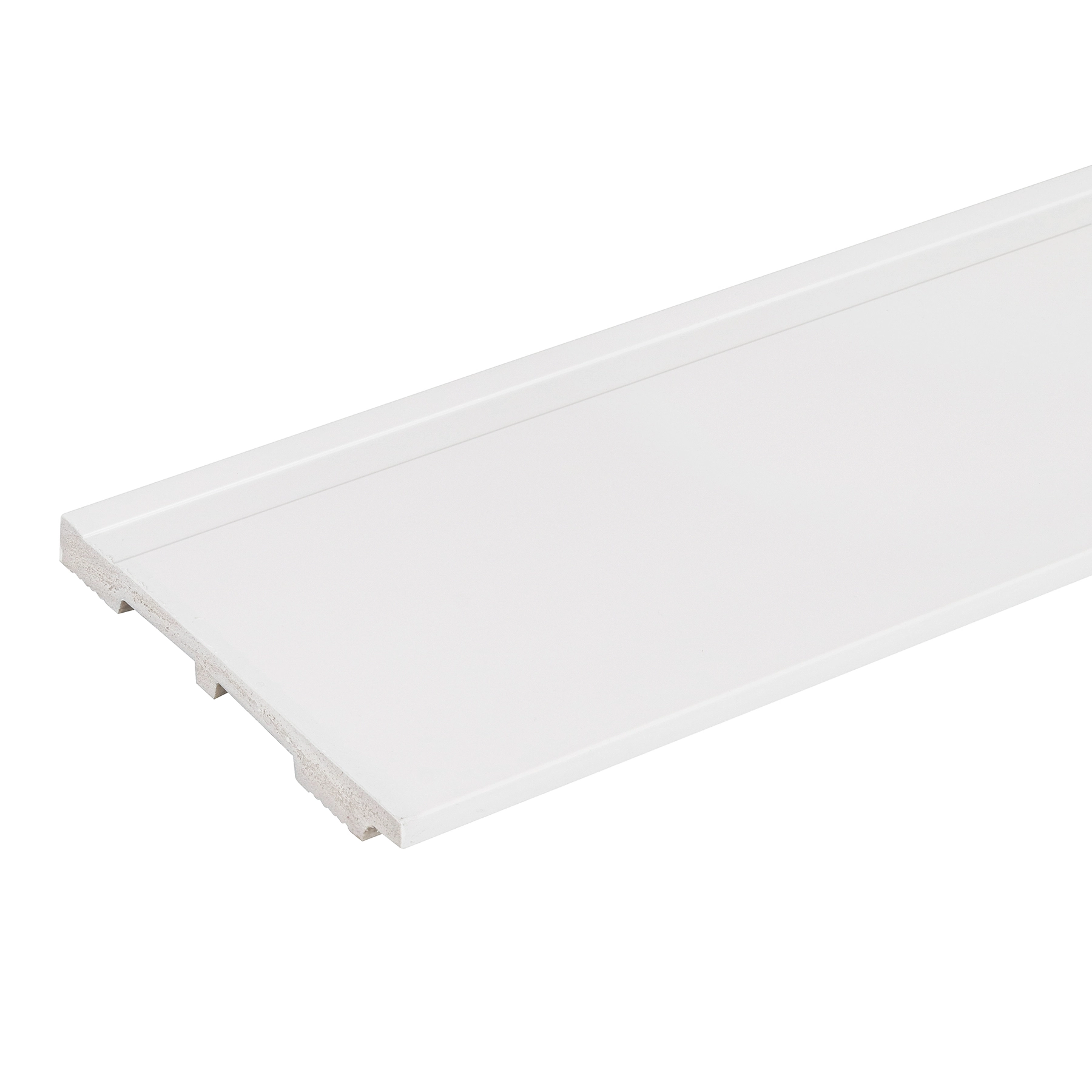 Rodapé em Poliestireno Frisado Branco 240x15cm 480-H Santa Luzia