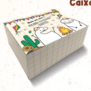 Caixa Surpresa Junina 24x19x10cm