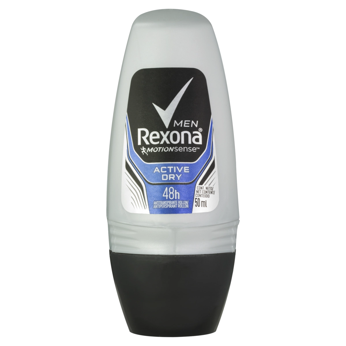 Desodorante Roll On Active Masculino 50ml Rexona