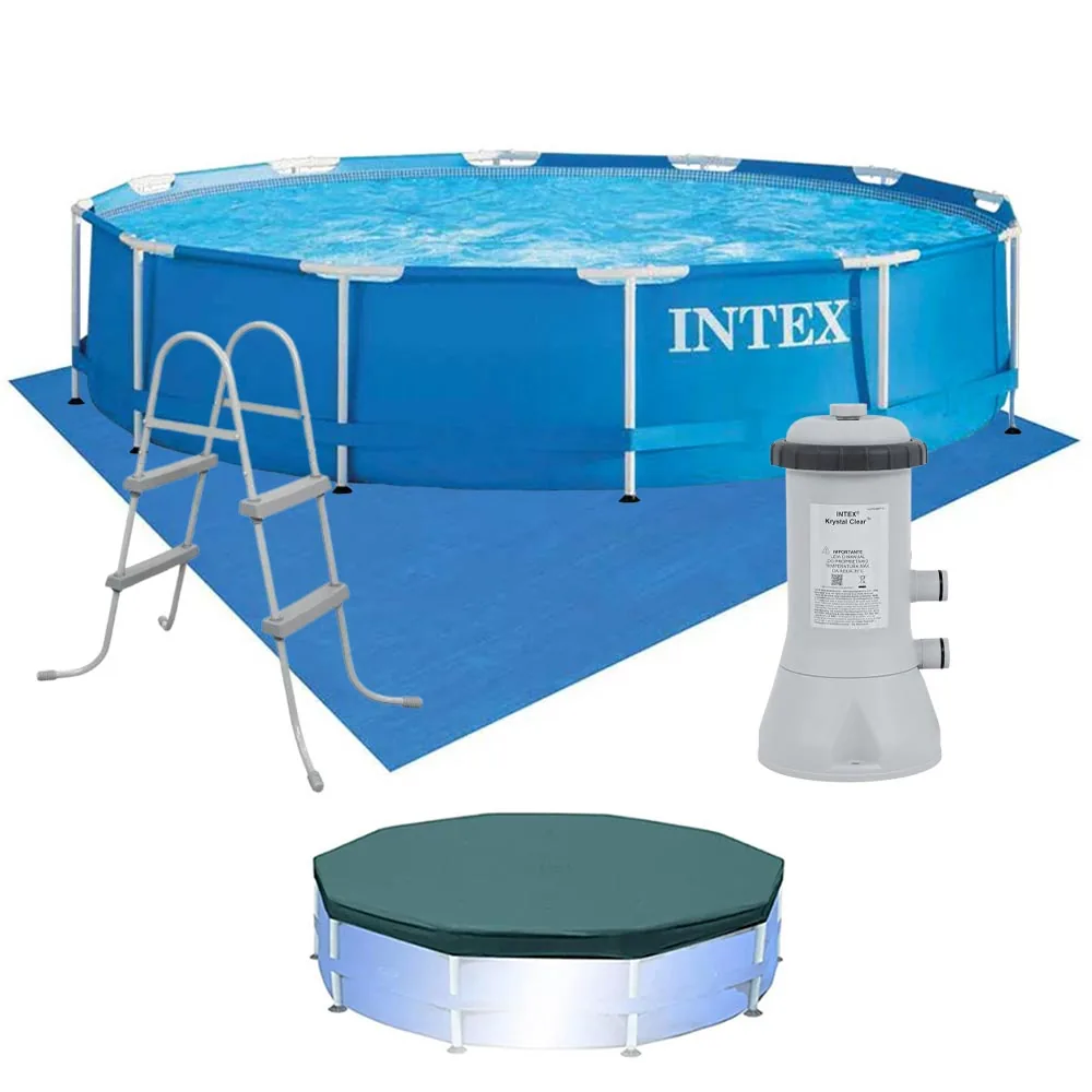 Piscina Estrutural 6.503 Litros Completa Com Filtro 110v - Intex