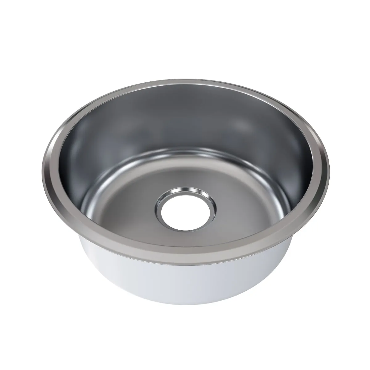 Cuba De Embutir/sobrepor Docol Riva 30x14 Cm Em Aço Inox Acetinado Sem Válvula