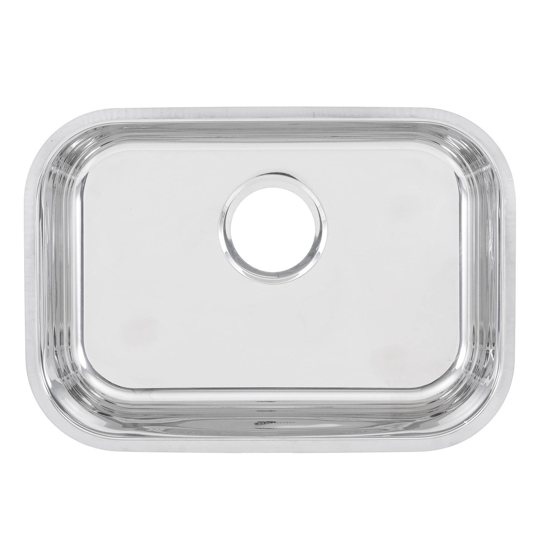 Cuba para Cozinha Simples de Embutir em Aço Inox 304 Brilhante Quadrada 47x32x18cm 0,6mm 4.1/2" Delinia