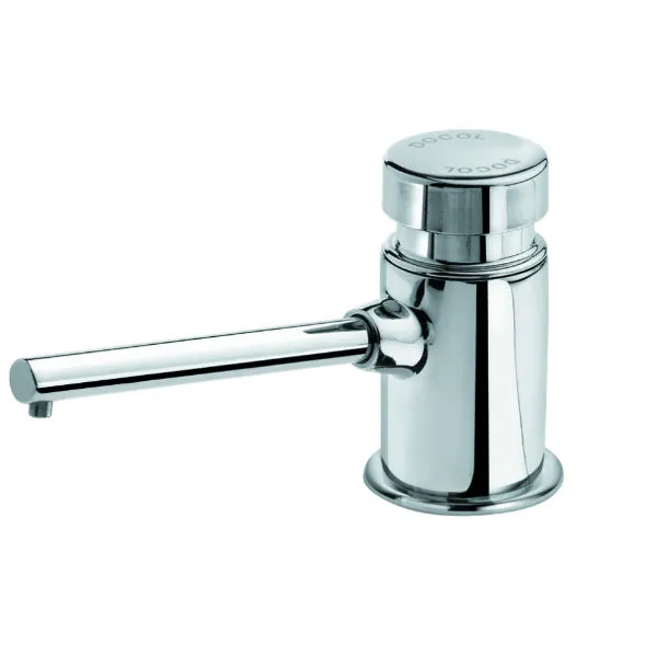 Porta Sabonete Líquido Metal Prata 1000ml Pressmatic