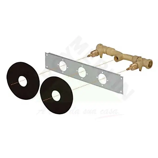 Base para Misturador de Lavatório 25x20mm ou 3/4"x1/2" Docol