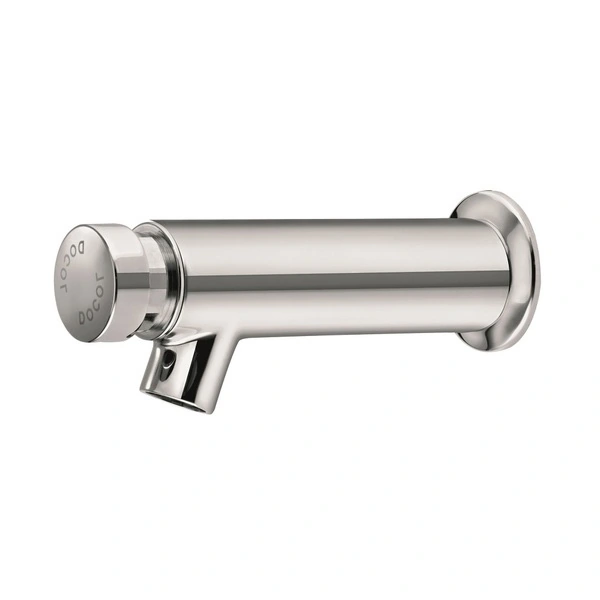 Torneira Automática de Parede para Banheiro com Bica Reta Cromada Pressmatic 120 RRV Docol