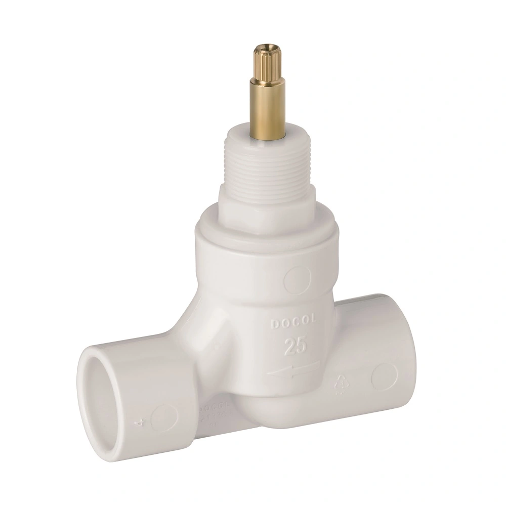 Base para Registro de Pressão 1/2 Volta PVC 25mm Docol