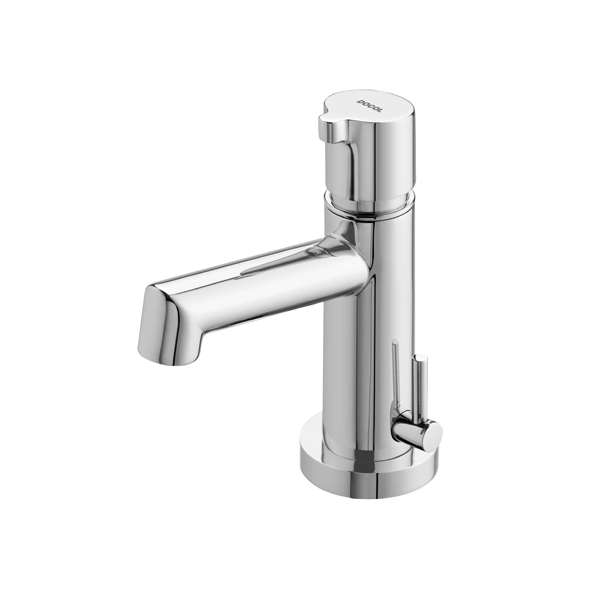 Torneira Monocomando Automática de Pia para Banheiro com Bica Baixa Cromada 663306 Docol
