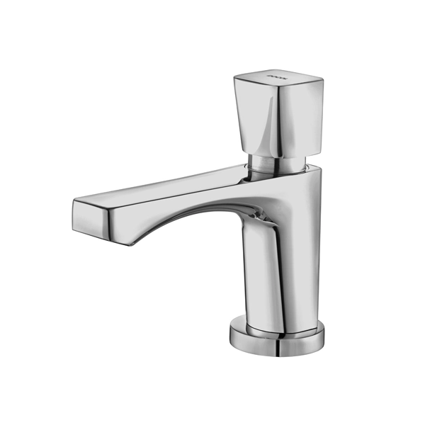 Torneira Automática de Pia para Banheiro com Bica Baixa Cromada Genius Flex Docol