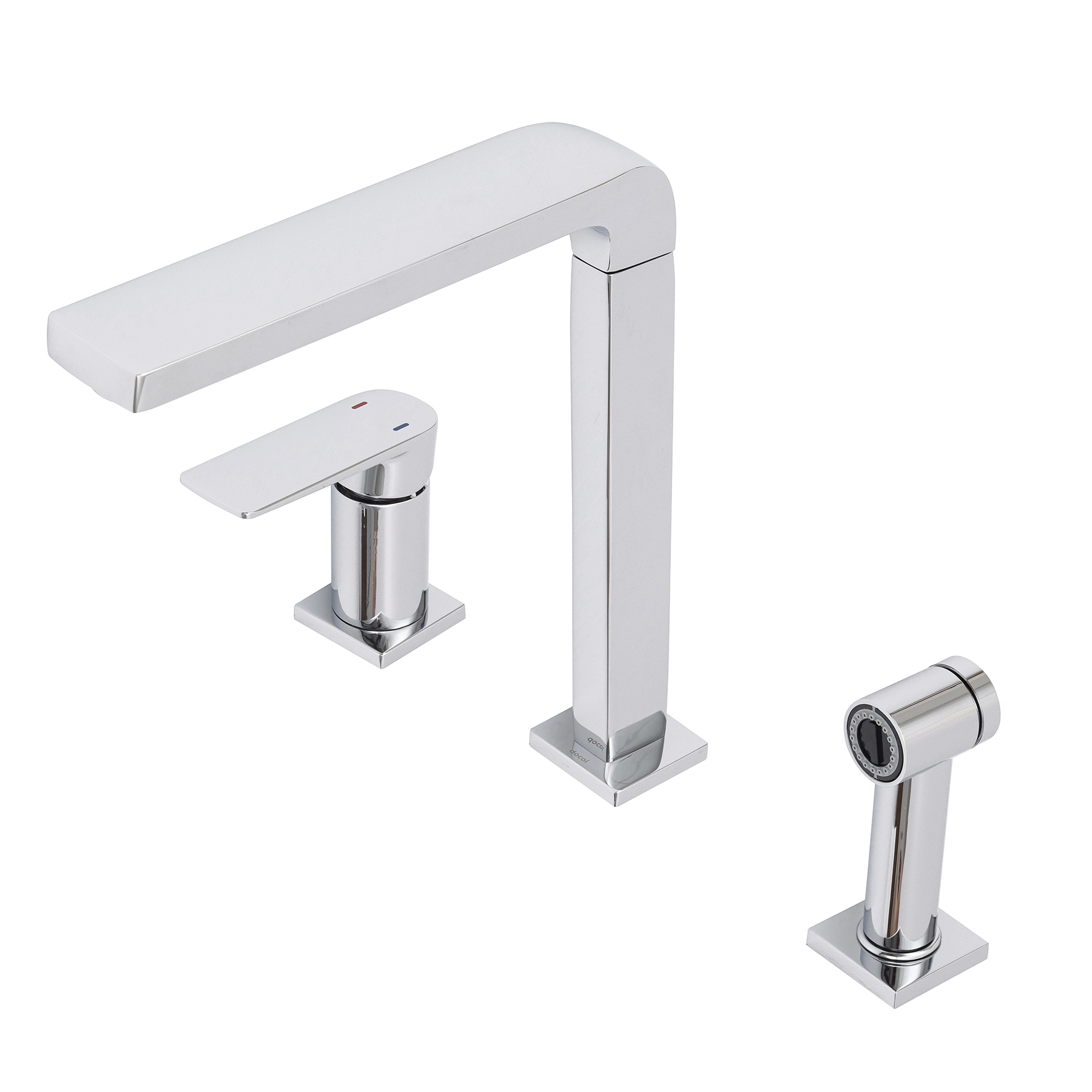 Torneira Monocomando Gourmet de Pia para Cozinha com Bica Alta Extensível Cromada Bistrô Docol
