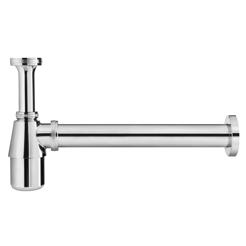 Sifão com Copo para Cozinha Metal Rígido Cromado 1.1/2"x1.1/2" Docol