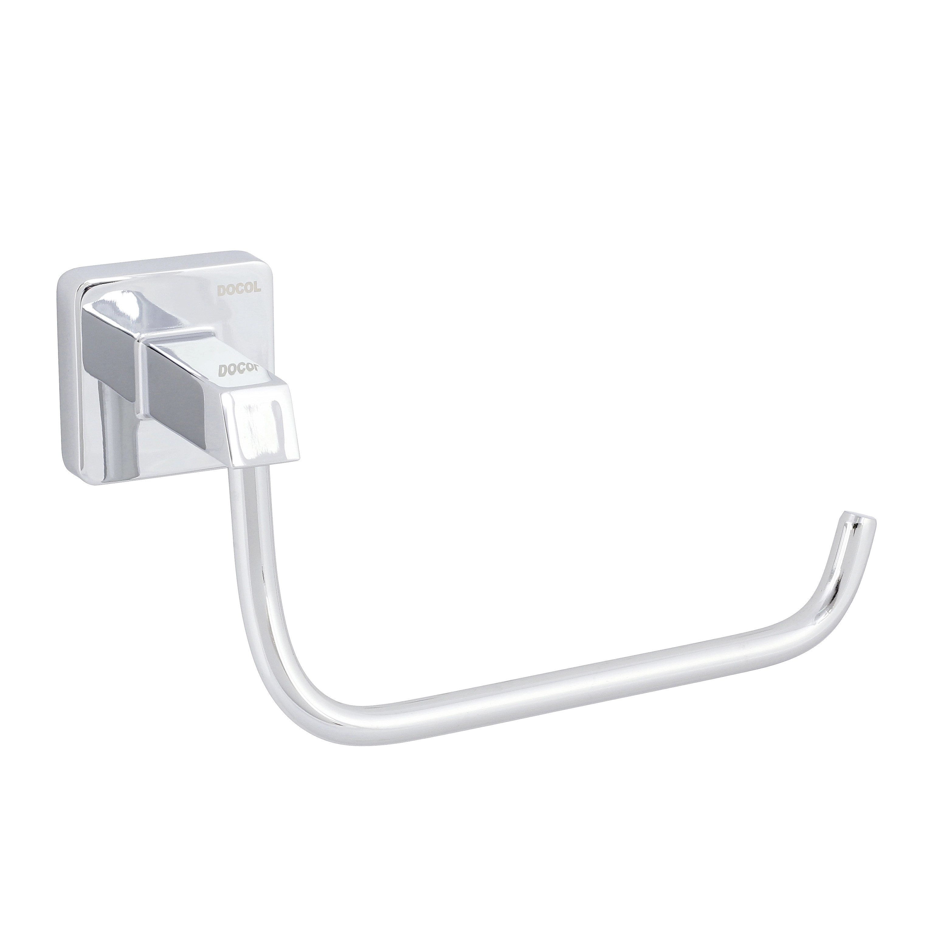 Porta Papel Higiênico Metal Simples Prata Trip Docol