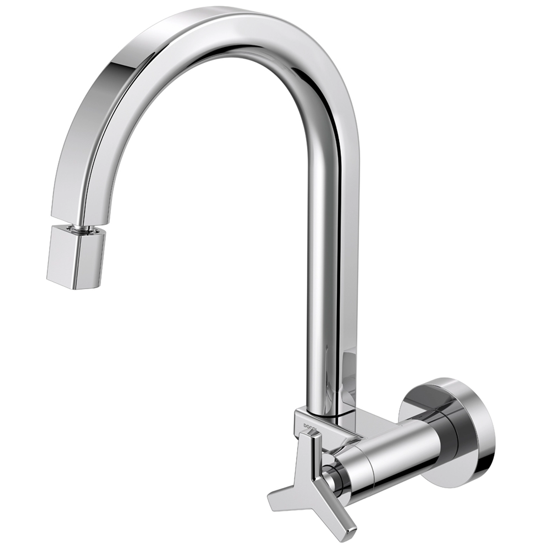 Torneira de Parede para Cozinha com Bica Alta Cromada City Docol