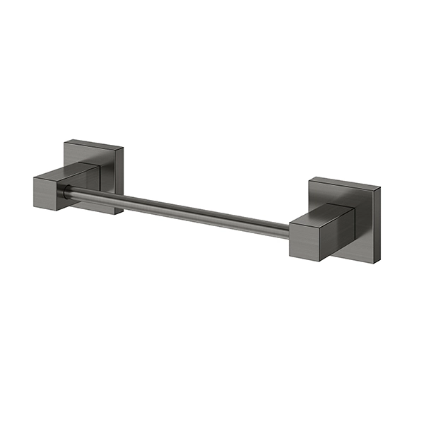 Porta Toalha Rosto Barra Grafite Square Chroma Docol