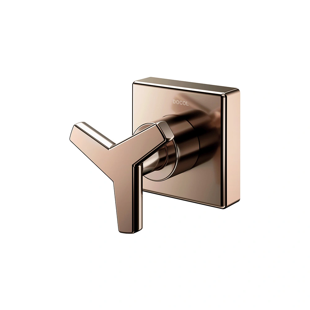Acabamento Para Registro Docol City 877530 Para Base Deca 1/2", 3/4" E 1" Cobre Polido