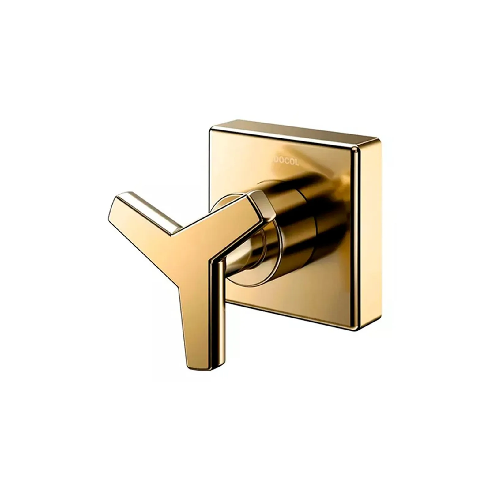 Acabamento Para Registro Docol City 877143 Docolbase 1/2", 3/4" E 1" Ouro Polido