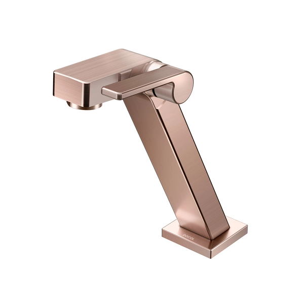Torneira de Pia para Banheiro com Bica Baixa Rose Gold Stillo Docol