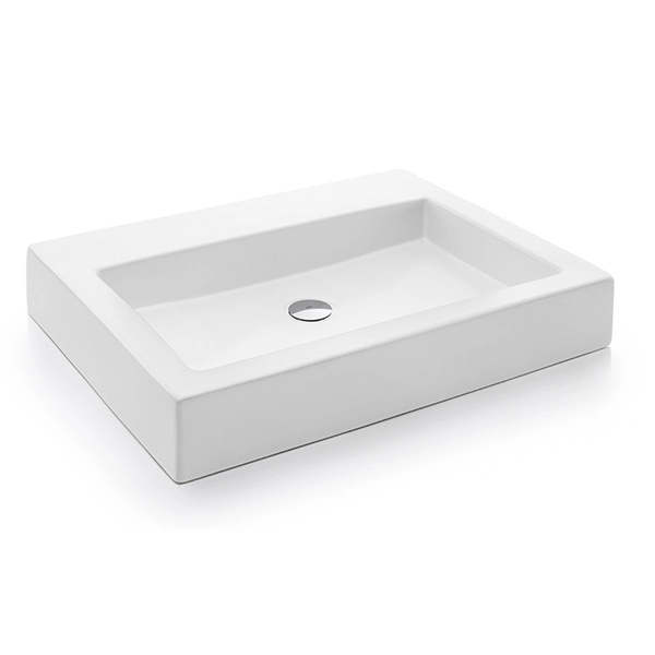 Cuba de Apoio Retangular Rt1 61x46x10cm Branco Docol