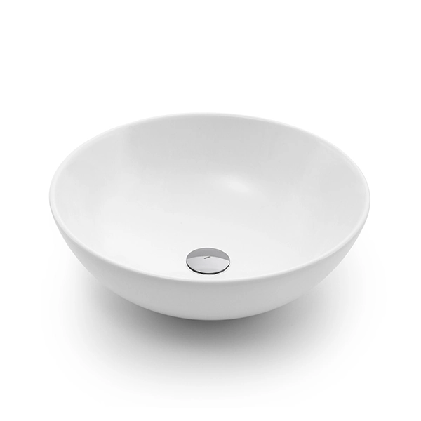 Cuba de Apoio Redondo Rd3 40x15cm Branco Docol