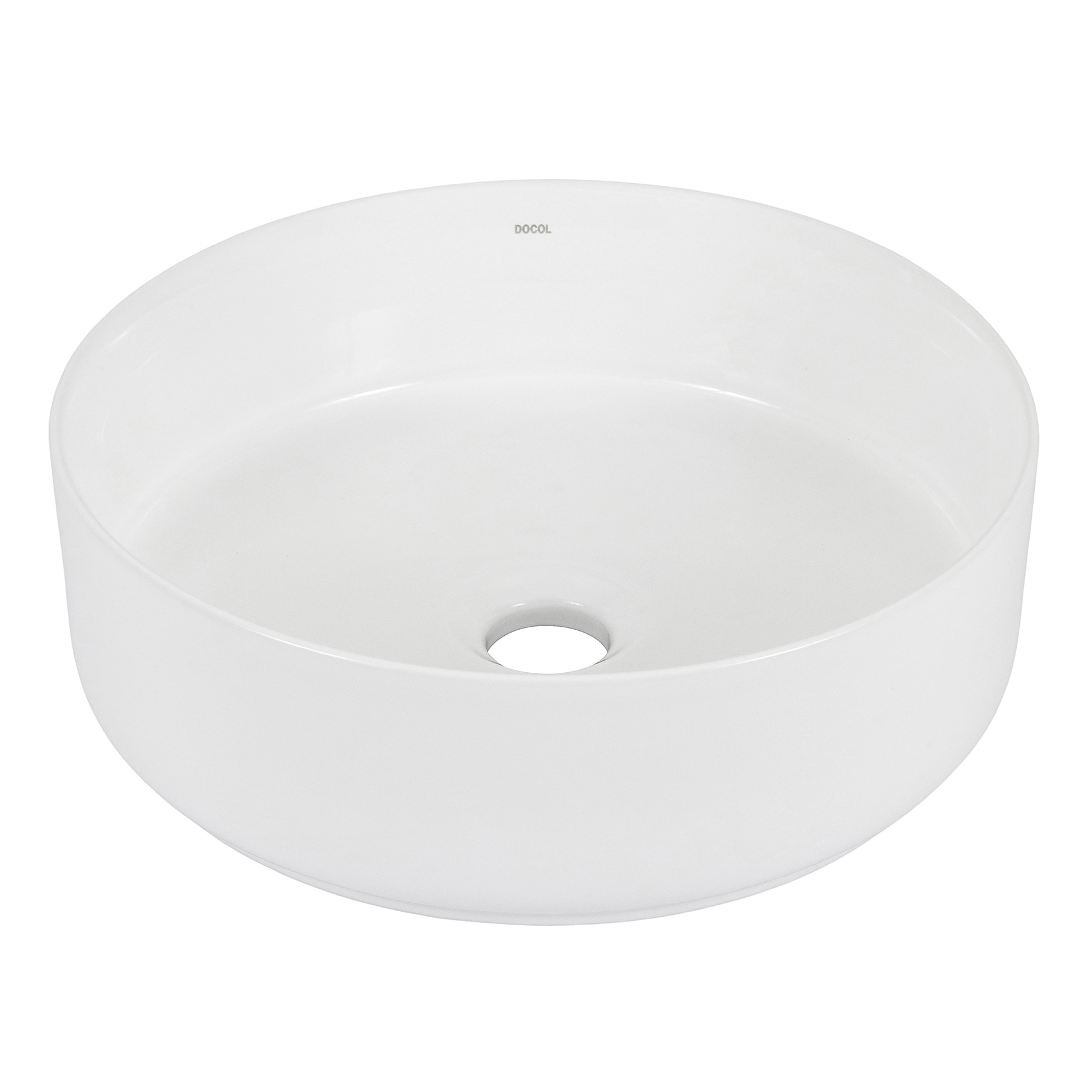 Cuba para Banheiro de Apoio Louça Redonda Branca 36cm RD4 Docol